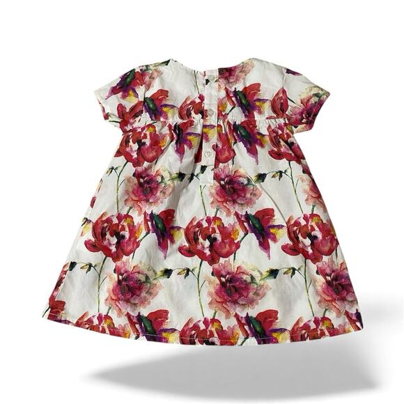 Floral Dress Gingerlilly Australia Size 2 Years Girl White Multi Boho Preppy - Picture 2 of 6